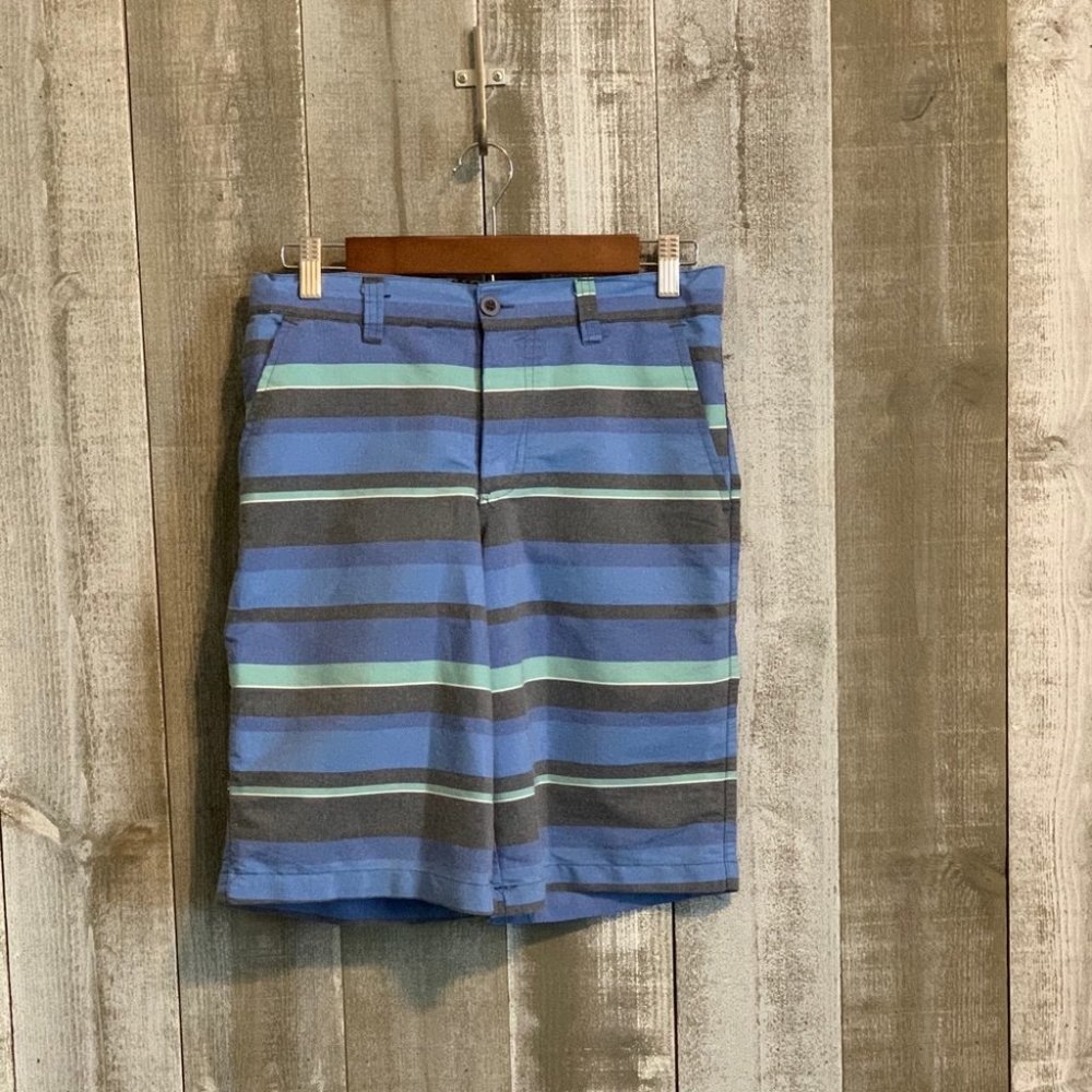 {Bold Blue} Striped Short